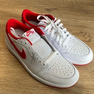 Jordan 1 Low White and Red DS